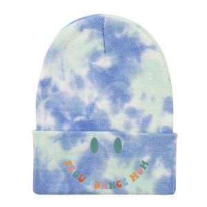 Dance Mom Funny Dance Mom MotherS Day Tie Dye 12in Knit Beanie