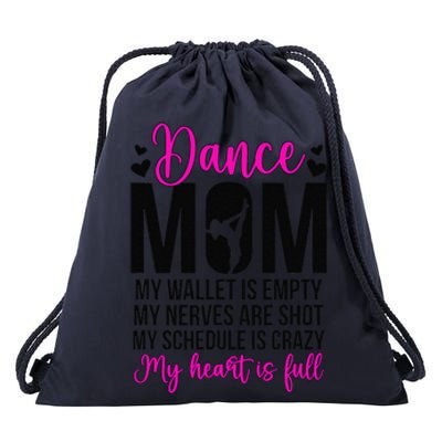 Dance Mom Funny Dancing Mom Of A Dancer Mama Dance Mother Drawstring Bag