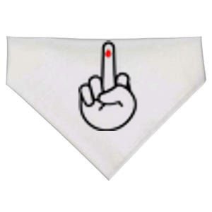 Diabetes Middle Finger USA-Made Doggie Bandana