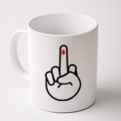 Diabetes Middle Finger Coffee Mug