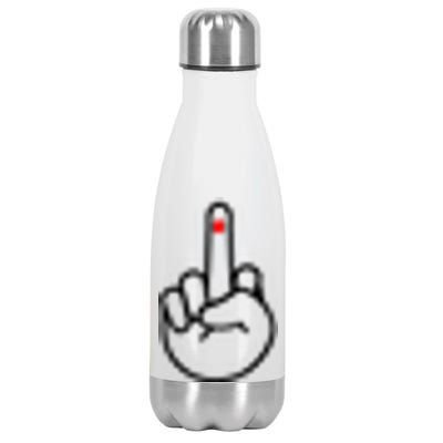 Diabetes Middle Finger Stainless Steel Insulated Water Bottle