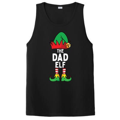 Dad Matching Family Christmas PosiCharge Competitor Tank