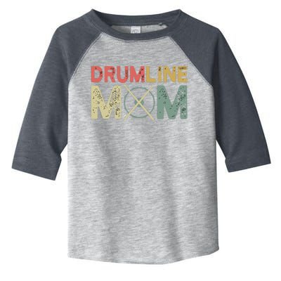 Drumline Mom Funny Retro Marching Band Mom For Mother Toddler Fine Jersey T-Shirt