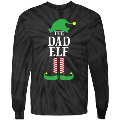 Dad Matching Family Group Christmas Tie-Dye Long Sleeve Shirt