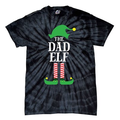 Dad Matching Family Group Christmas Tie-Dye T-Shirt