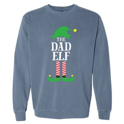 Dad Matching Family Group Christmas Garment-Dyed Sweatshirt