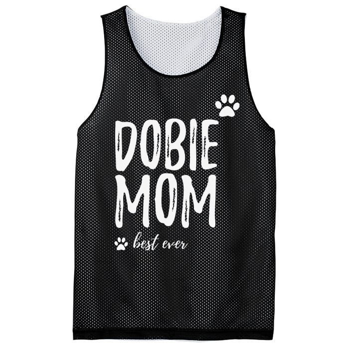 Dobie Mom Funny Gift for Doberman Dog Mom Mesh Reversible Basketball Jersey Tank