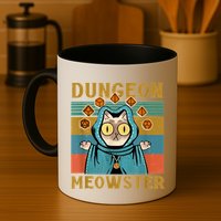 Dungeon Meowster Funny Cat Lover Mug