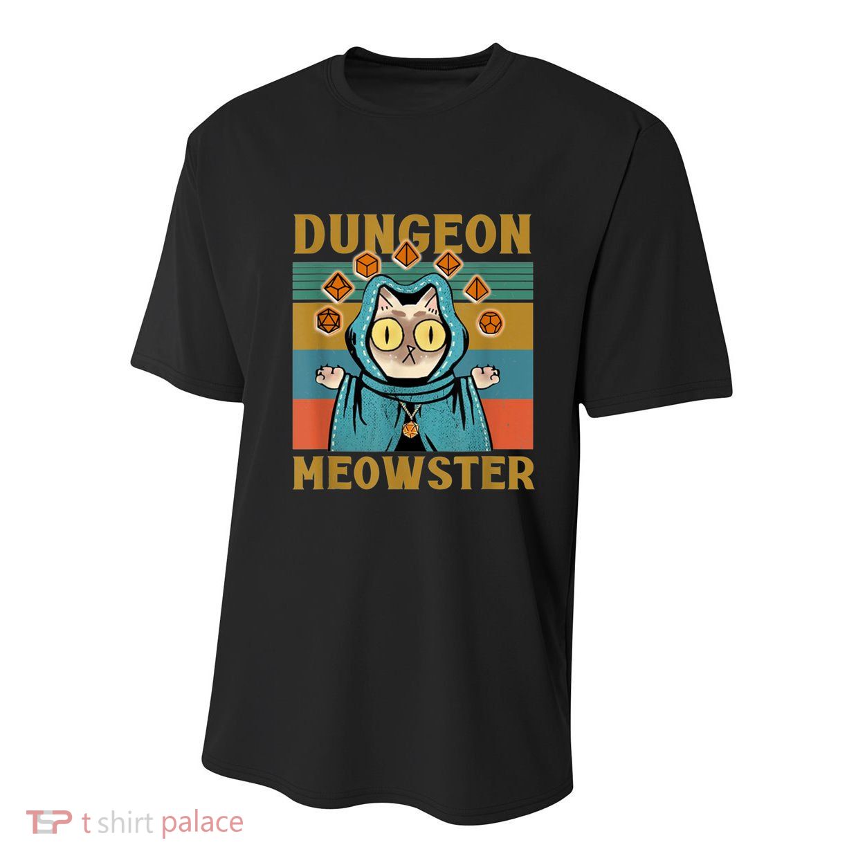 Dungeon Meowster Funny Cat Lover Youth Performance Sprint T-Shirt