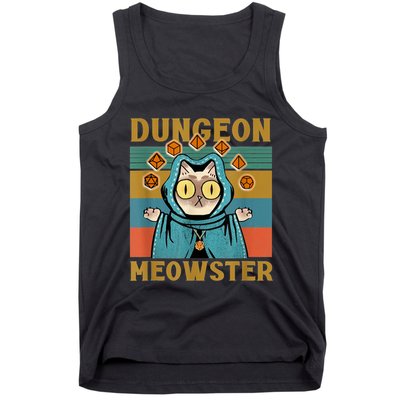 Dungeon Meowster Funny Cat Lover Tank Top