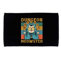 Dungeon Meowster Funny Cat Lover Microfiber Hand Towel