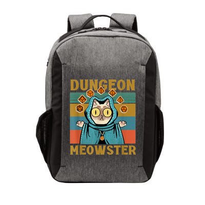 Dungeon Meowster Funny Cat Lover Vector Backpack