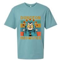 Dungeon Meowster Funny Cat Lover Sueded Cloud Jersey T-Shirt