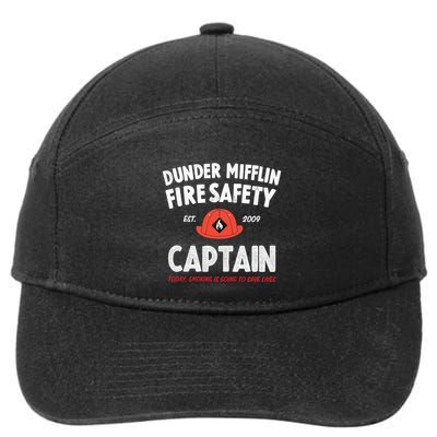 Dunder Mifflin Fire Safety Captain Est.2009 Today Smoking Is Going To Save Lives 7-Panel Snapback Hat