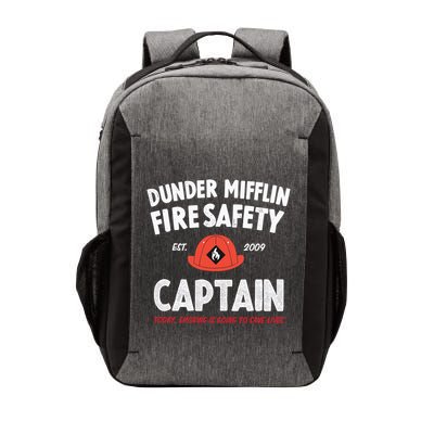 Dunder Mifflin Fire Safety Captain Est.2009 Today Smoking Is Going To Save Lives Vector Backpack