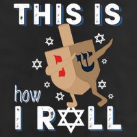 Dreidel Menorah Funny Hanukkah Gift This Is How I Roll Tumbler