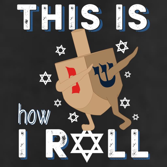 Dreidel Menorah Funny Hanukkah Gift This Is How I Roll Tumbler