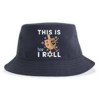 Dreidel Menorah Funny Hanukkah Gift This Is How I Roll Sustainable Bucket Hat