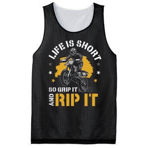 Dirtbike Motocross Forget Everything And Ride Mx Mesh Reversible Basketball Jersey Tank