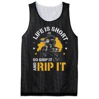 Dirtbike Motocross Forget Everything And Ride Mx Mesh Reversible Basketball Jersey Tank