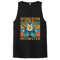 Dungeon Meowster Funny Nerdy Gamer Cat Vintage Game PosiCharge Competitor Tank