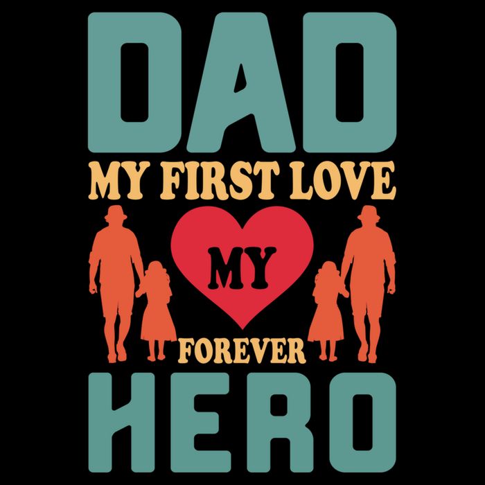 Dad My First Love My Forever Hero FatherS Day Funny Cute Gift Impact Tech Backpack