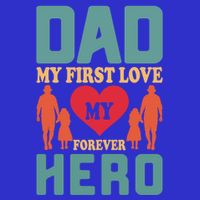 Dad My First Love My Forever Hero FatherS Day Funny Cute Gift Short Acrylic Beanie