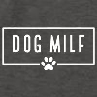DOG MILF Funny Dog Mom Vector Backpack