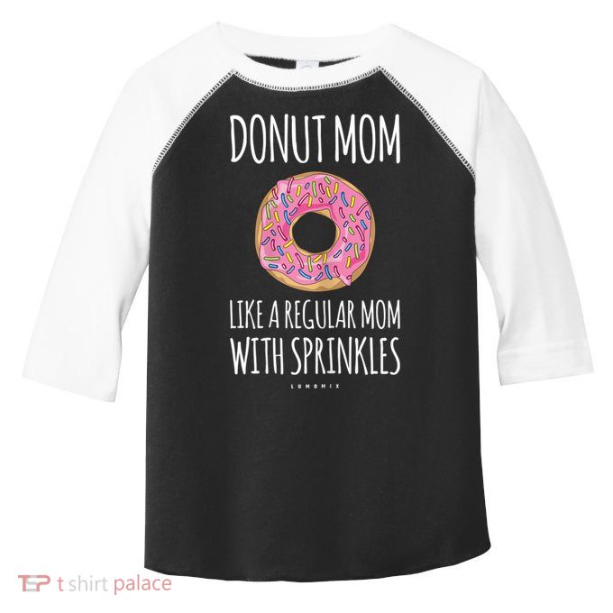 Donut Mom . Funny Mom S For Women Toddler Fine Jersey T-Shirt