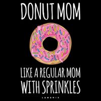 Donut Mom . Funny Mom S For Women Zip Tote Bag