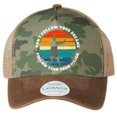 Drum Major Funny Quote Don't Follow Your Dreams Legacy Tie Dye Trucker Hat