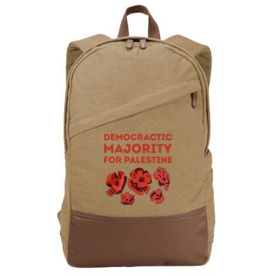 Democratic Majority For Palestine Cotton Canvas Backpack