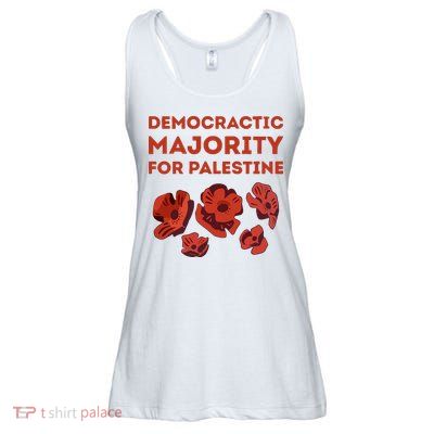 Democratic Majority For Palestine Ladies Essential Flowy Tank