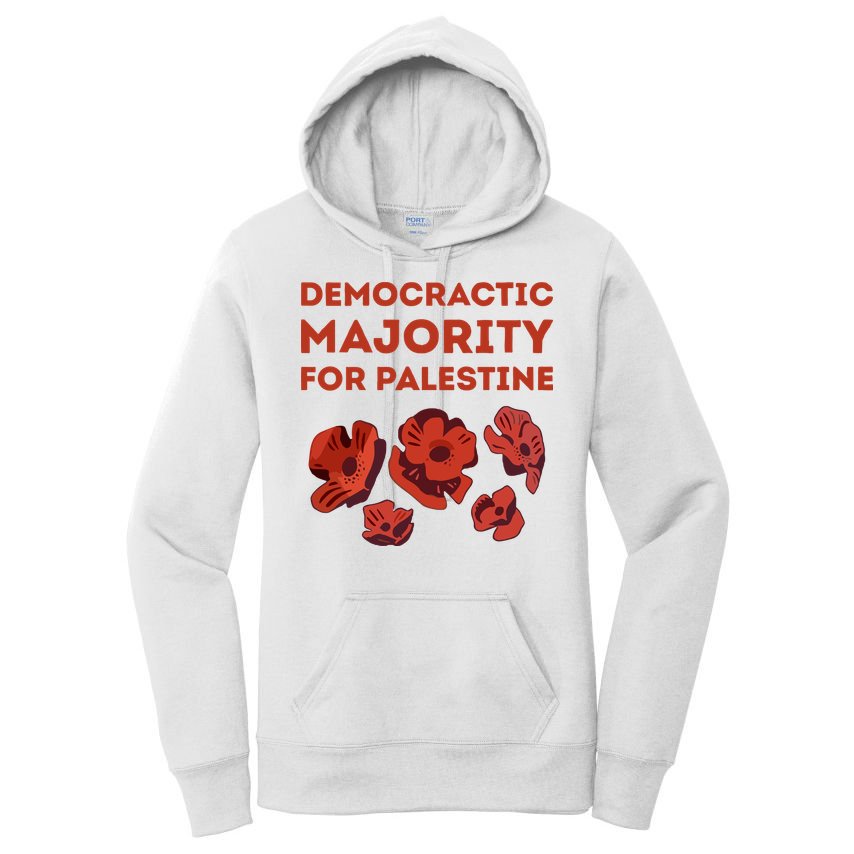 Democratic Majority For Palestine Women's Pullover Hoodie
