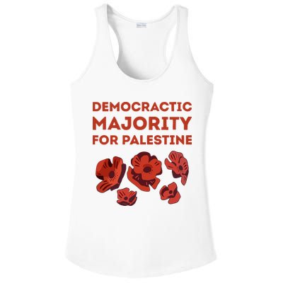 Democratic Majority For Palestine Ladies PosiCharge Competitor Racerback Tank