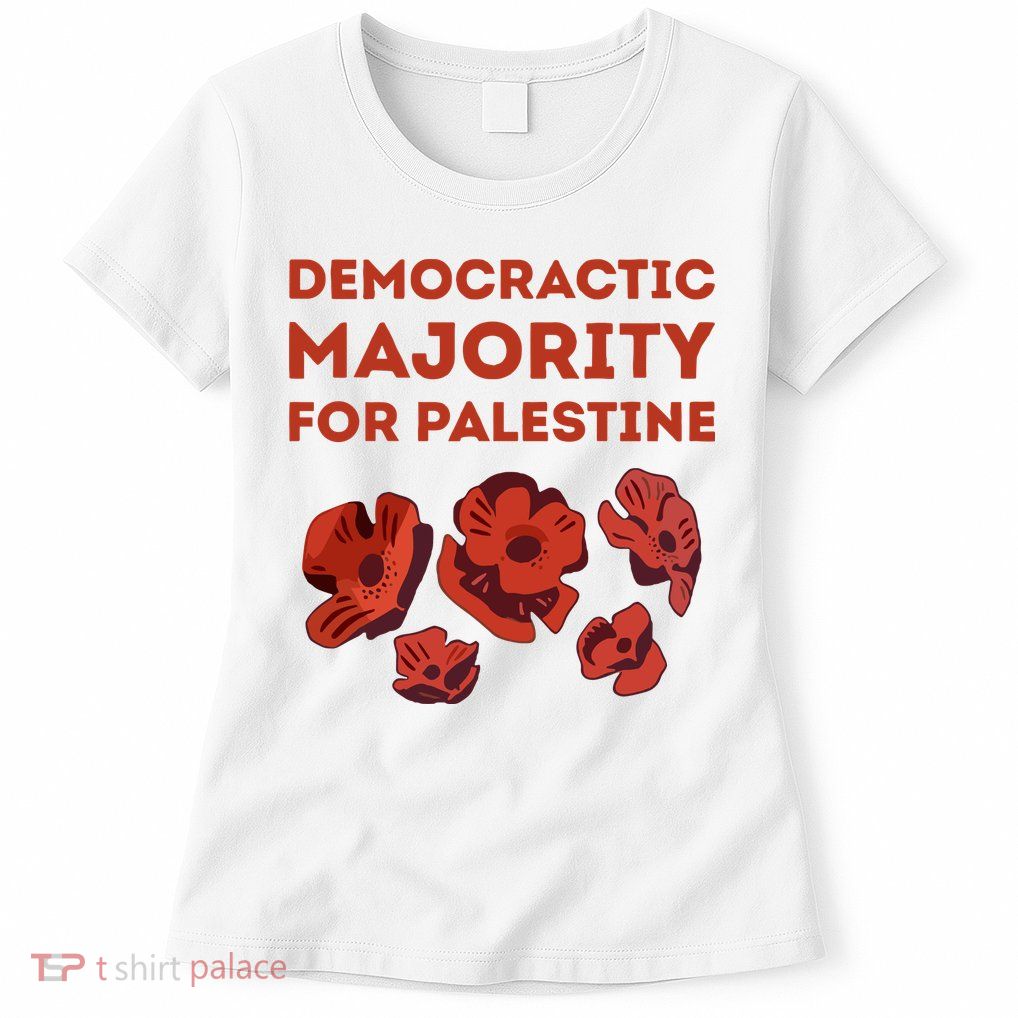 Democratic Majority For Palestine Womens T-Shirt