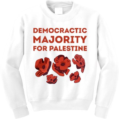 Democratic Majority For Palestine Kids Sweatshirt