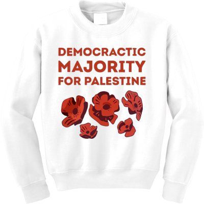 Democratic Majority For Palestine Kids Sweatshirt