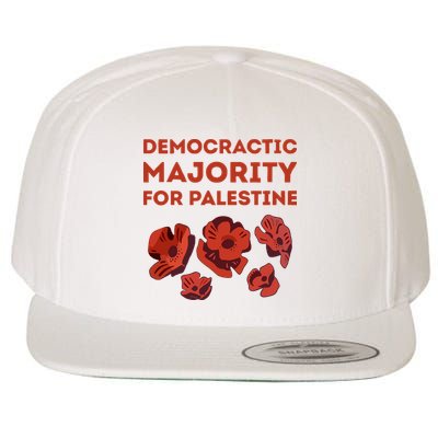 Democratic Majority For Palestine Wool Snapback Cap