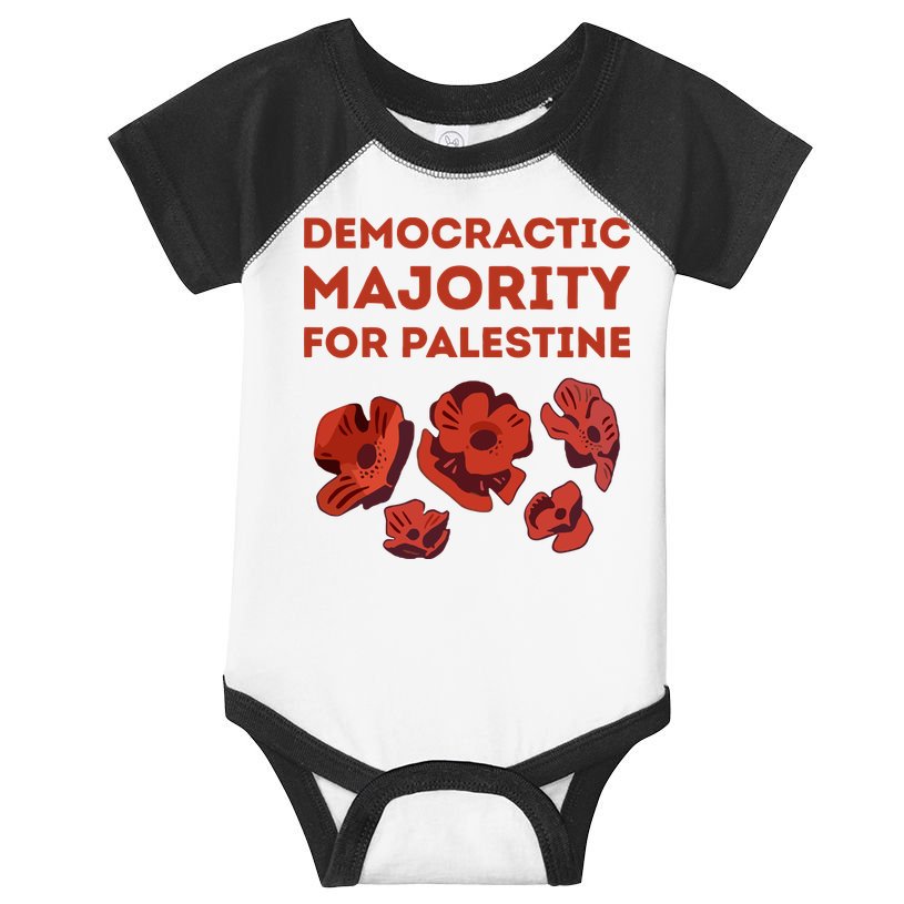 Democratic Majority For Palestine Infant Baby Jersey Bodysuit
