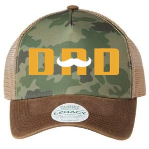 Dad Mustache Fathers Day Legacy Tie Dye Trucker Hat