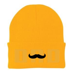 Dad Mustache Fathers Day Knit Cap Winter Beanie