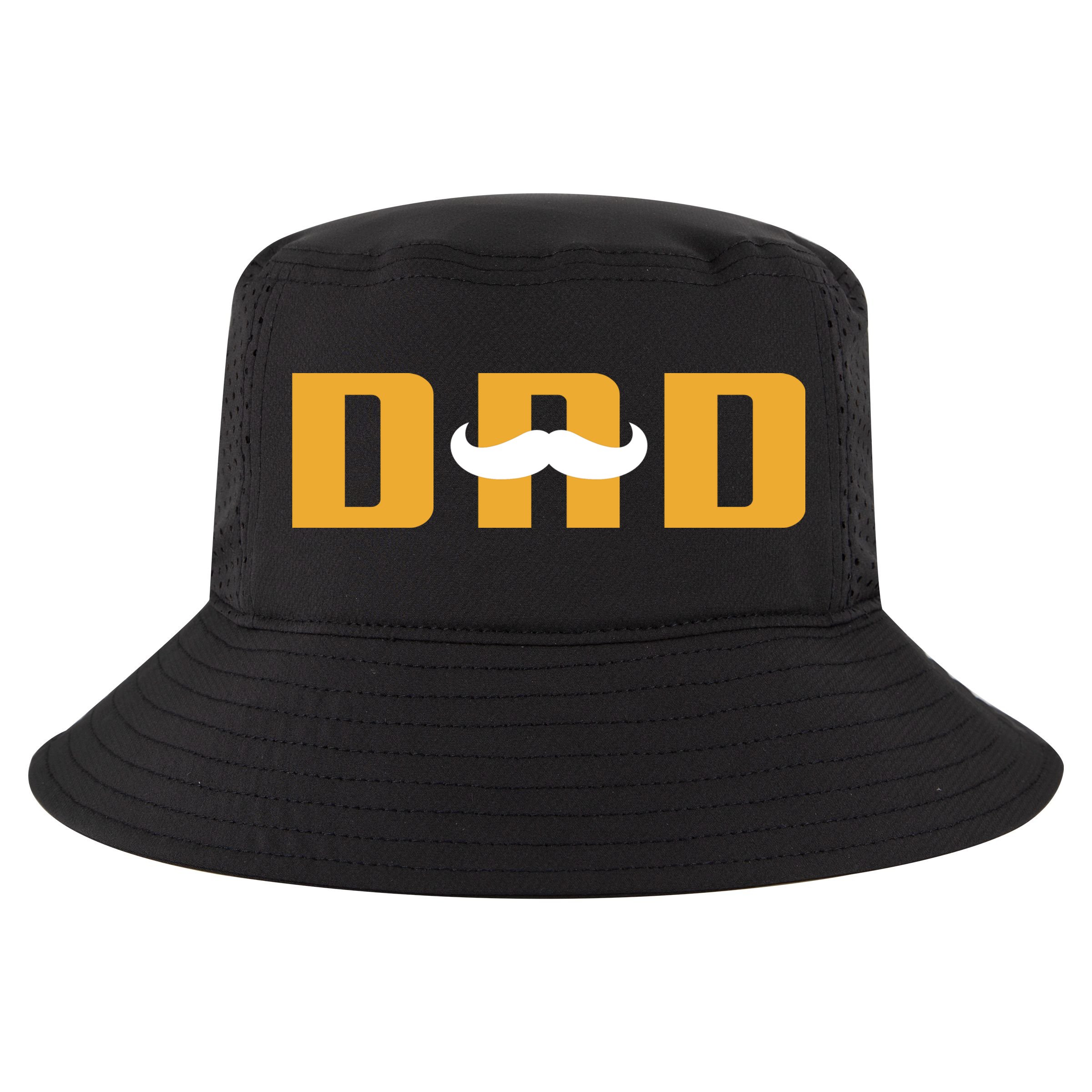 Dad Mustache Fathers Day Cool Comfort Performance Bucket Hat