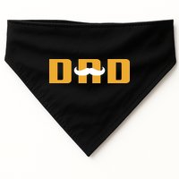 Dad Mustache Fathers Day USA-Made Doggie Bandana