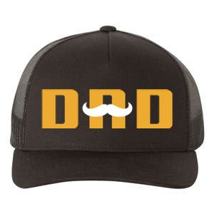 Dad Mustache Fathers Day Yupoong Adult 5-Panel Trucker Hat