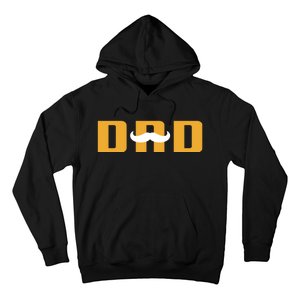 Dad Mustache Fathers Day Hoodie