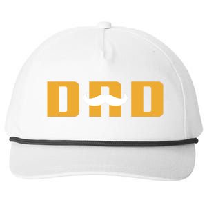 Dad Mustache Fathers Day Snapback Five-Panel Rope Hat