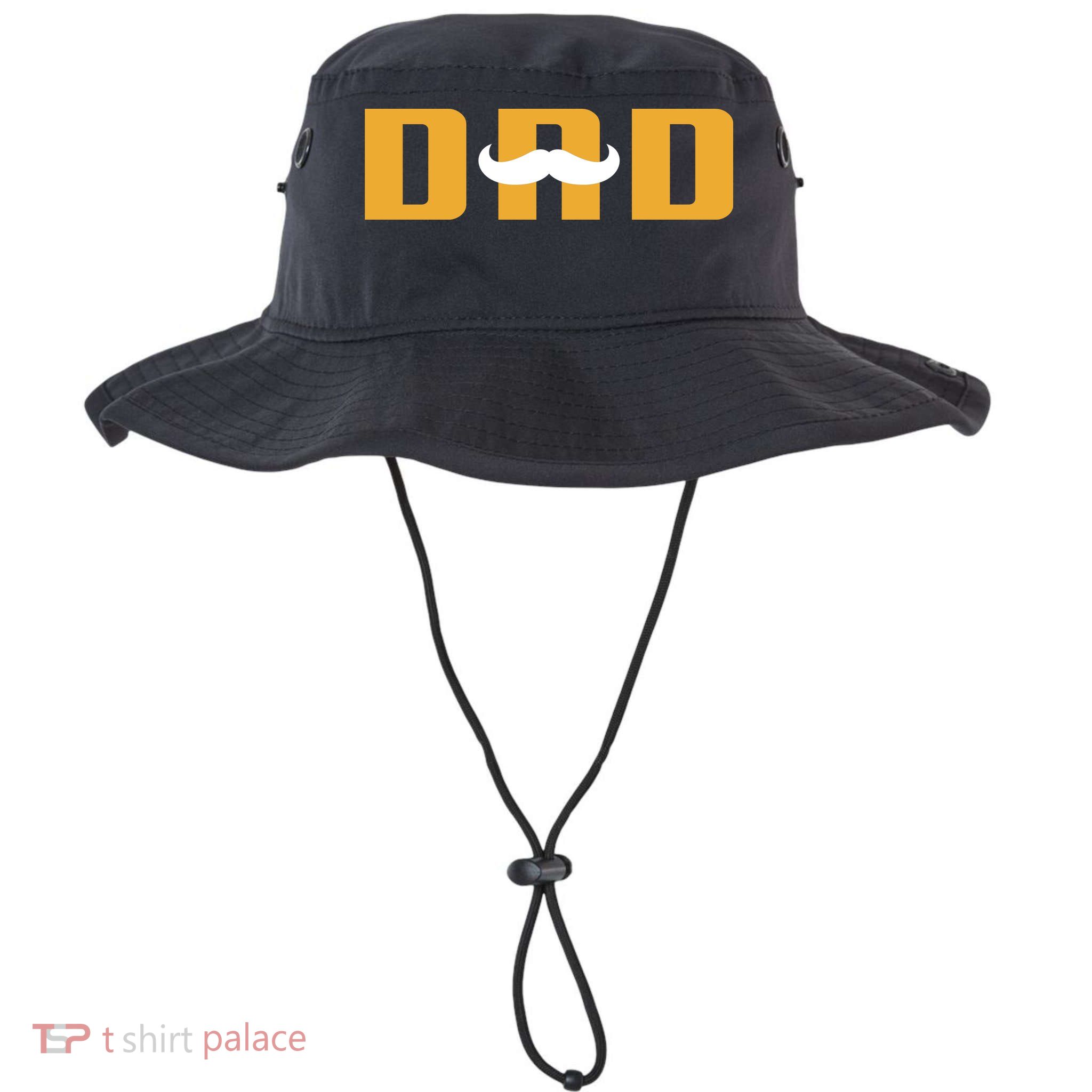 Dad Mustache Fathers Day Bucket Hat