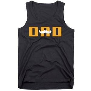 Dad Mustache Fathers Day Tank Top