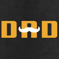 Dad Mustache Fathers Day Golf Towel